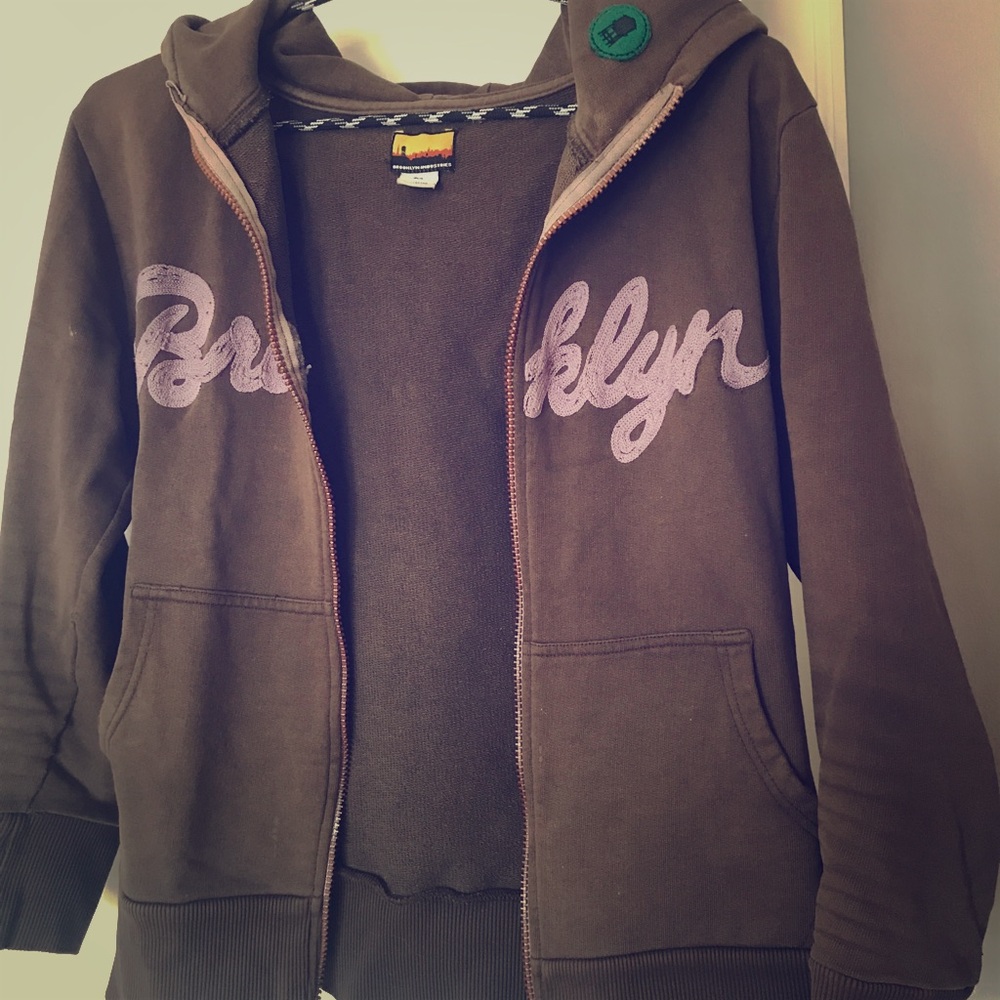 Cool distressed BROOKLYN Hoodie